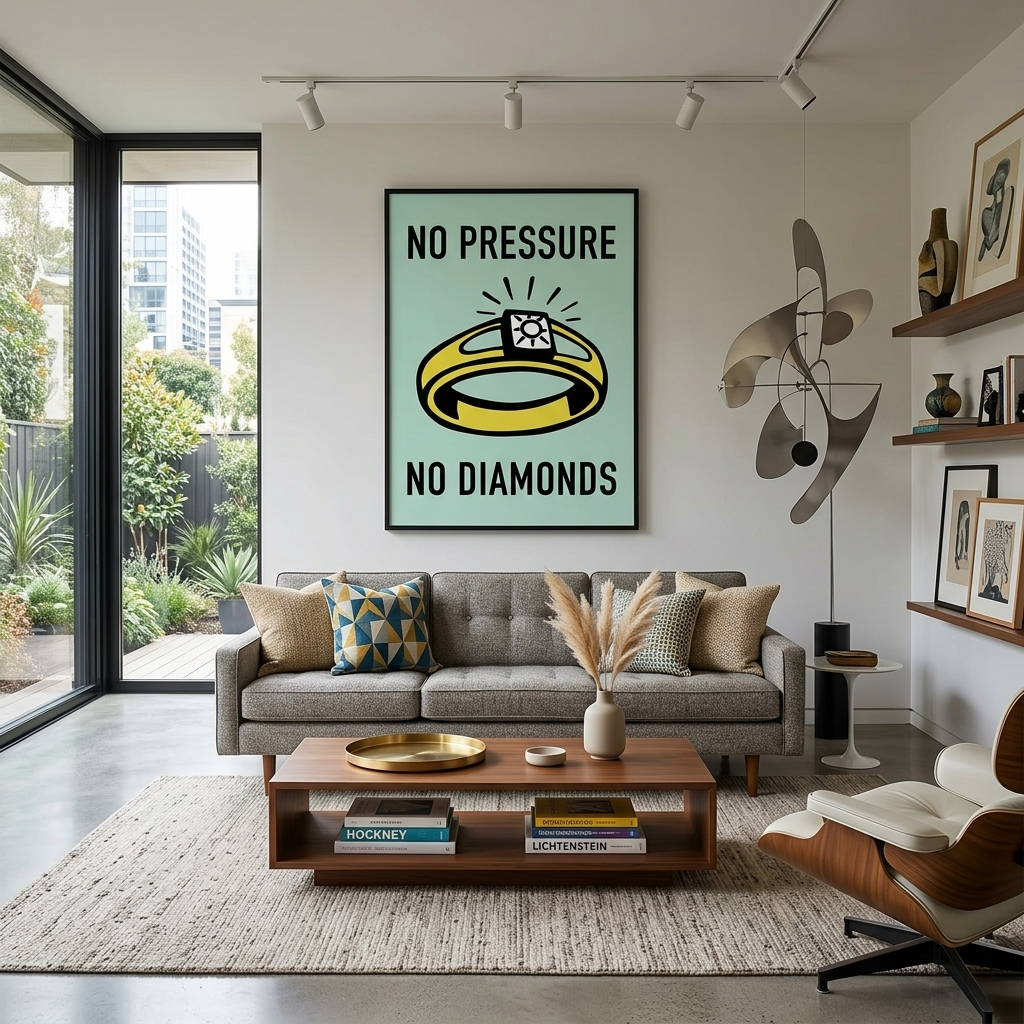Monopoly No pressure Canvas Wall Art Print