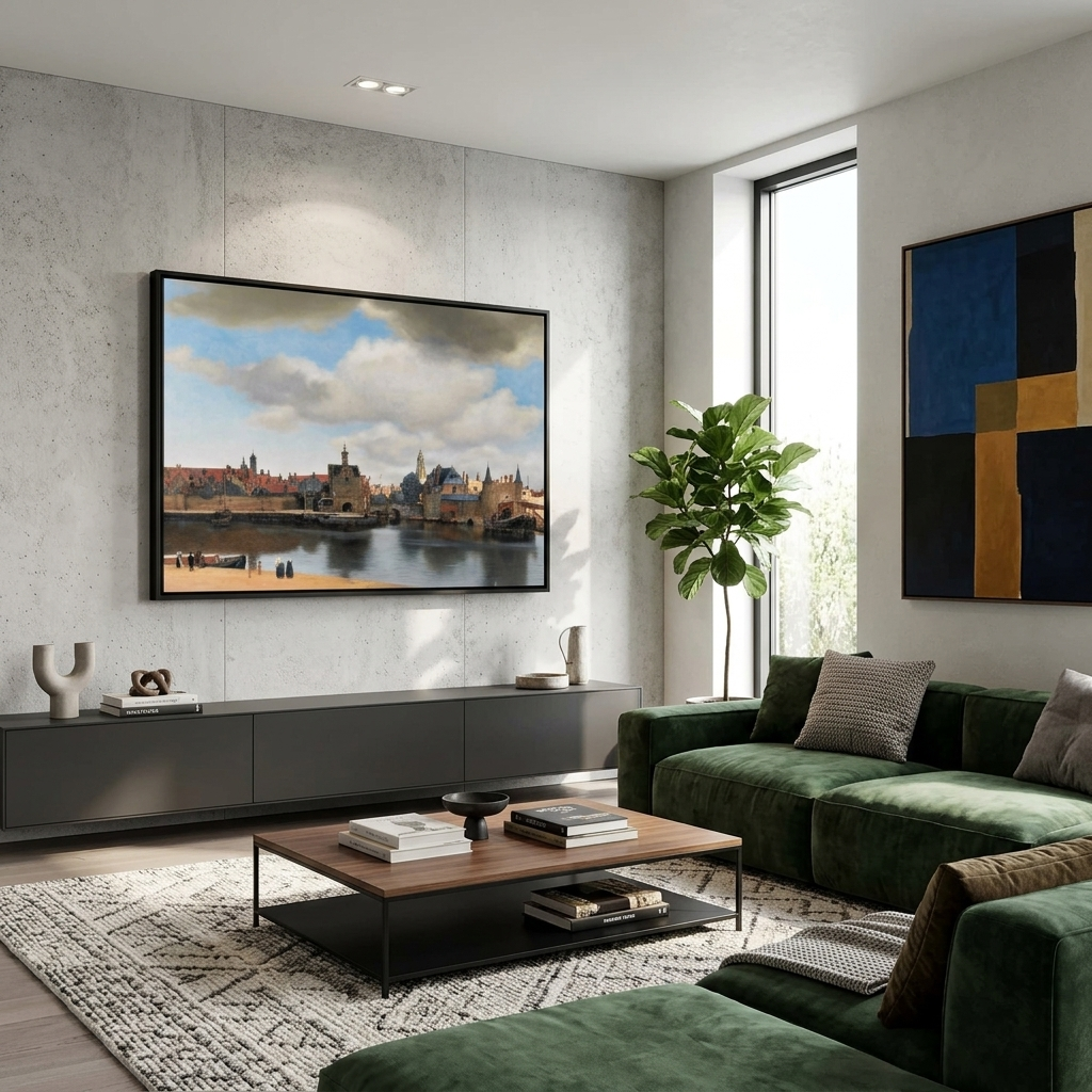 Reproduktion Delta View Reproduktion Leinwand Wand Kunstdruck