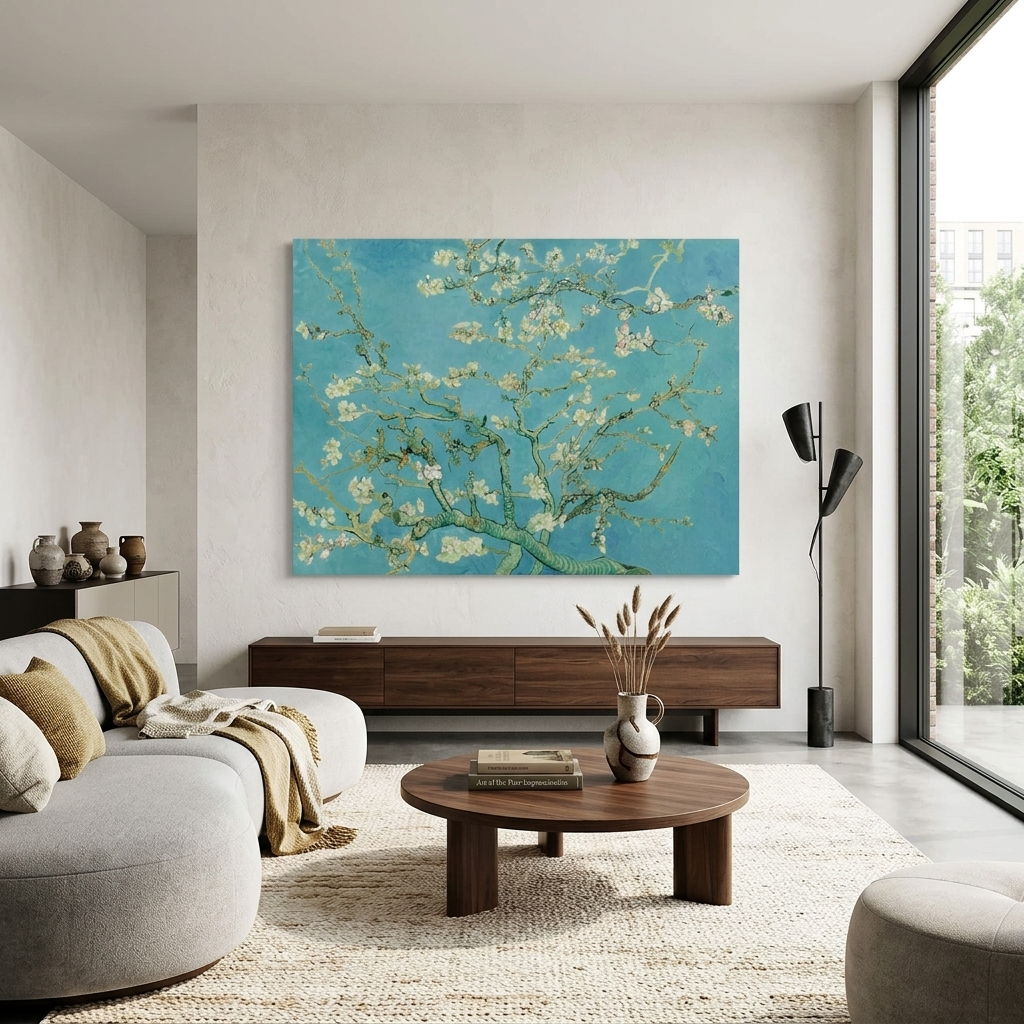 Reproduktion Mandelblüten Vincent van Gogh Reproduktion Leinwand Wand Kunstdruck