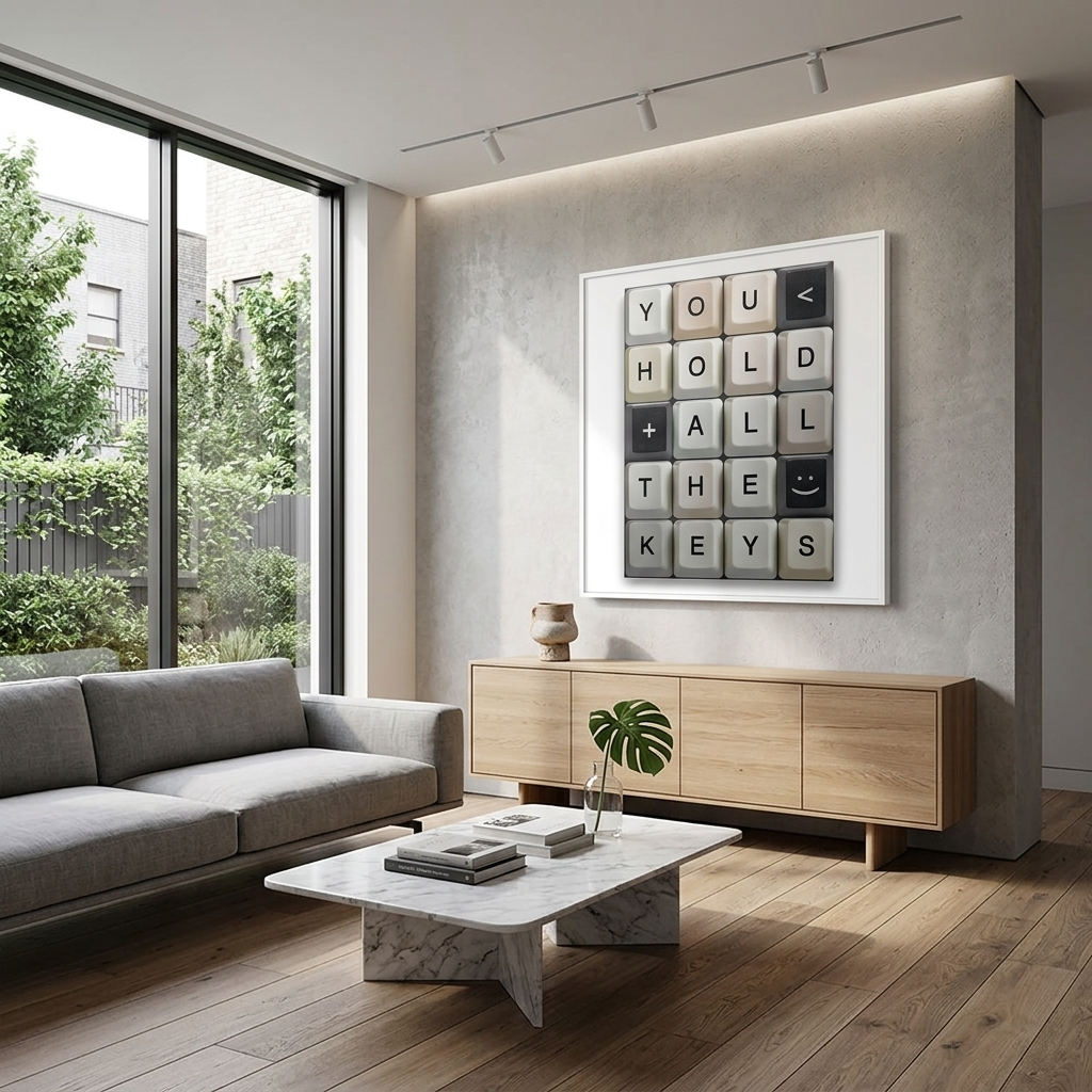 Um zu motivieren Die Schlüssel Motivierender Leinwand-Kunstdruck