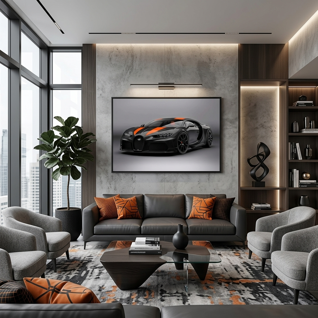 Leinwandbild „Bugatti Chiron Super Sport“