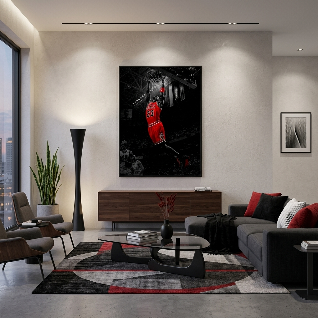 Kunstdruck auf Leinwand, Motiv: Weiße Boxhandschuhe auf weißem Hintergrund