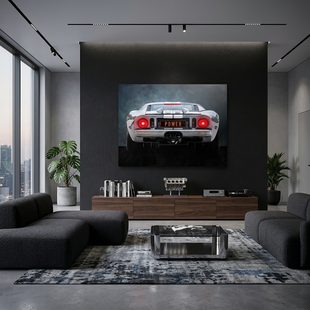 Leinwandbild „Roter Ferrari“