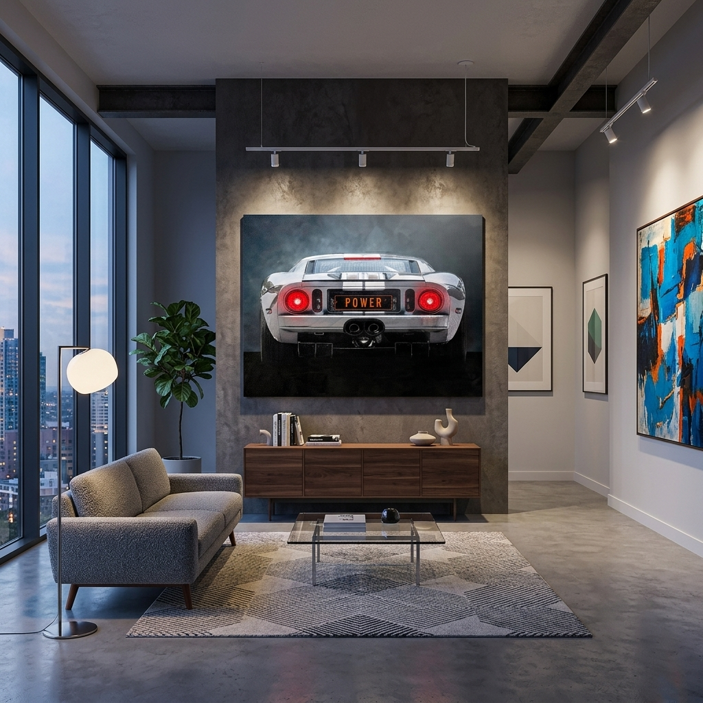 Leinwandbild „Roter Ferrari“