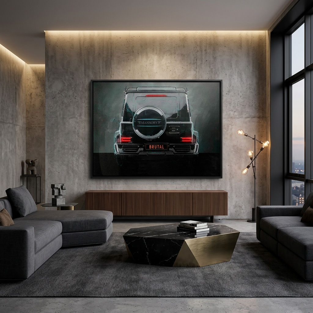 Leinwandbild „Roter Ferrari“