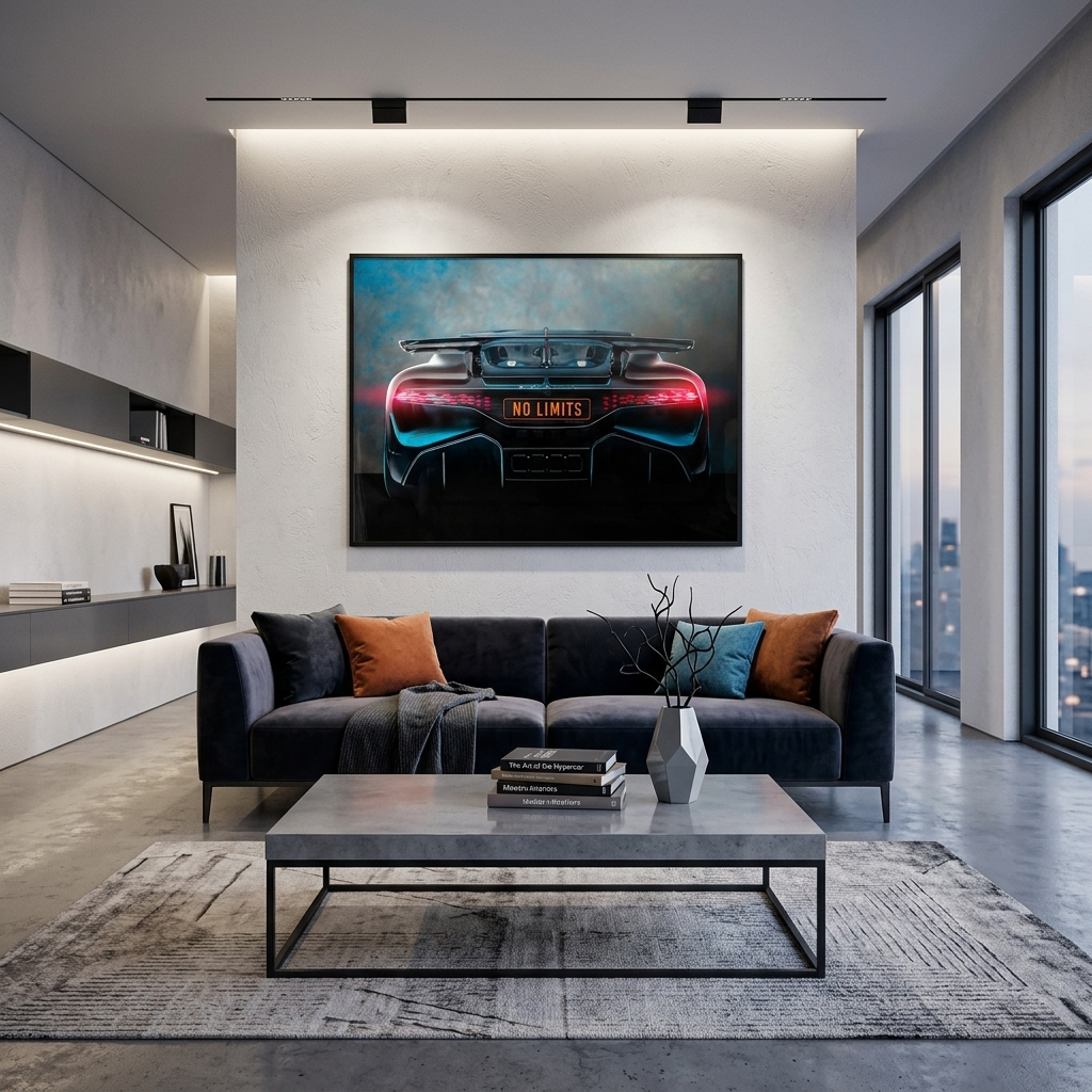 Leinwandbild „Roter Ferrari“