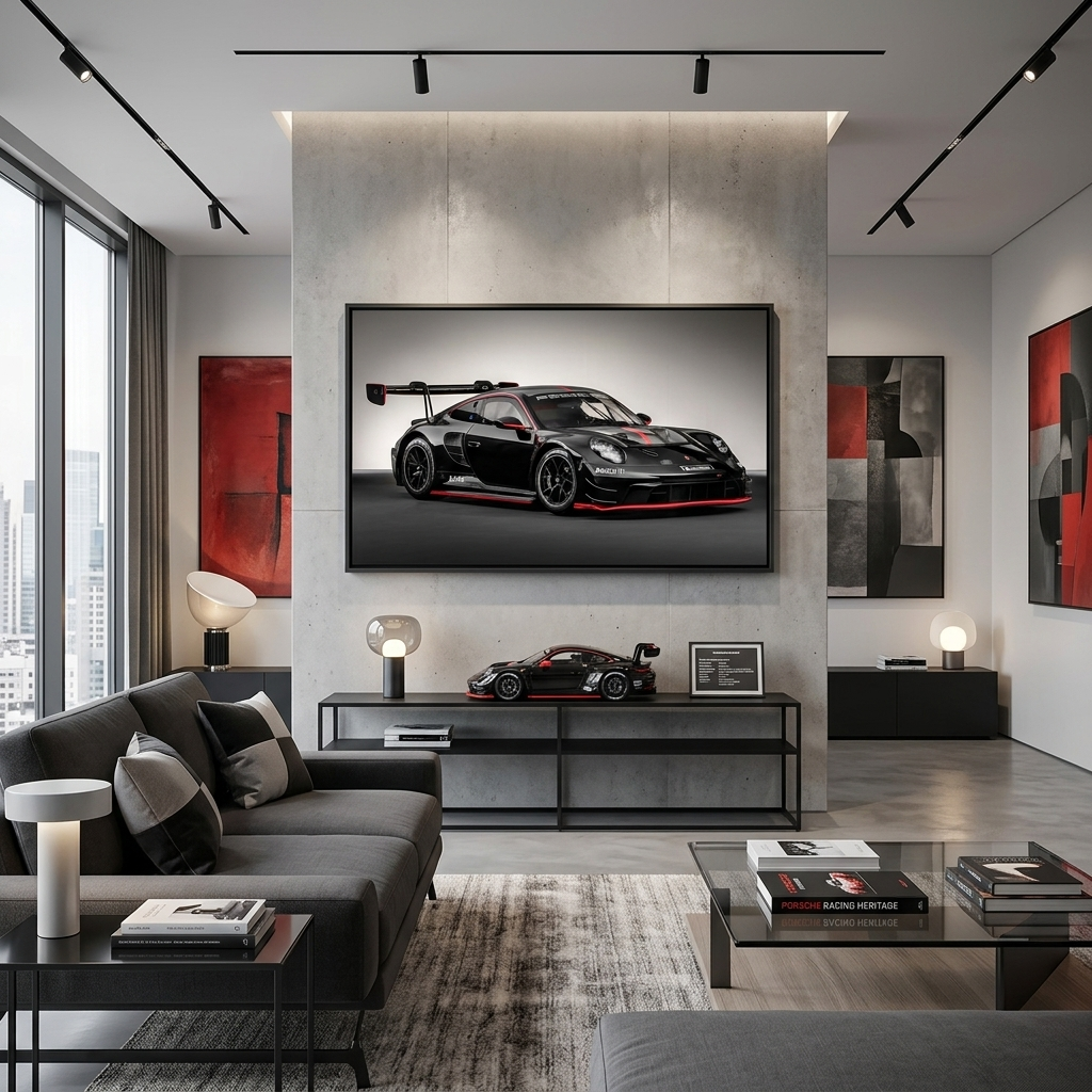 Porsche 911 GT3 Leinwand-Kunstdruck