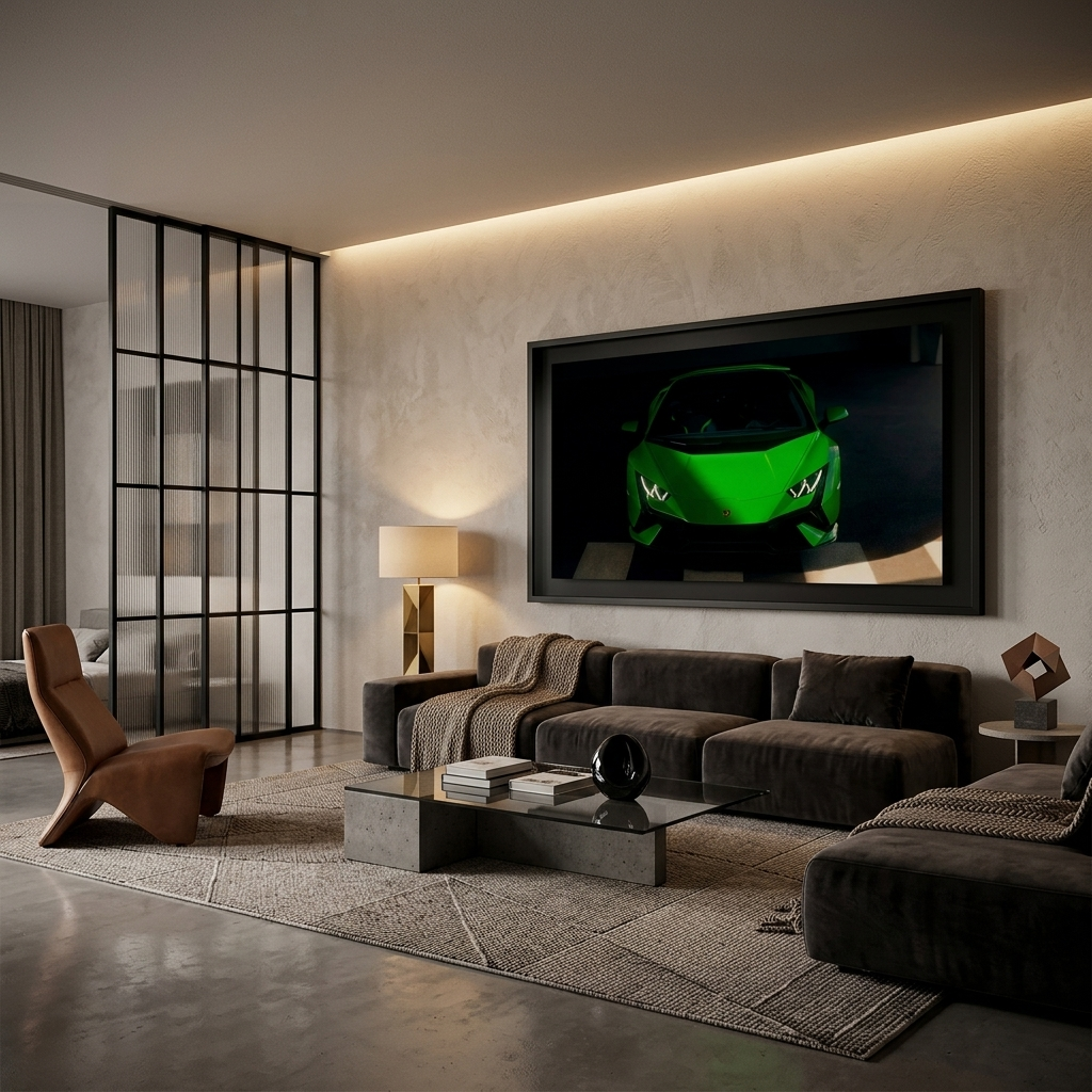 Leinwandbild „Lamborghini Green“