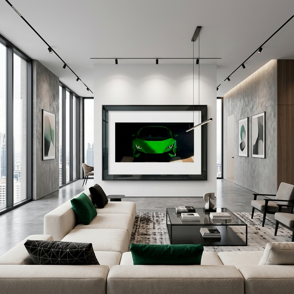 Leinwandbild „Lamborghini Green“