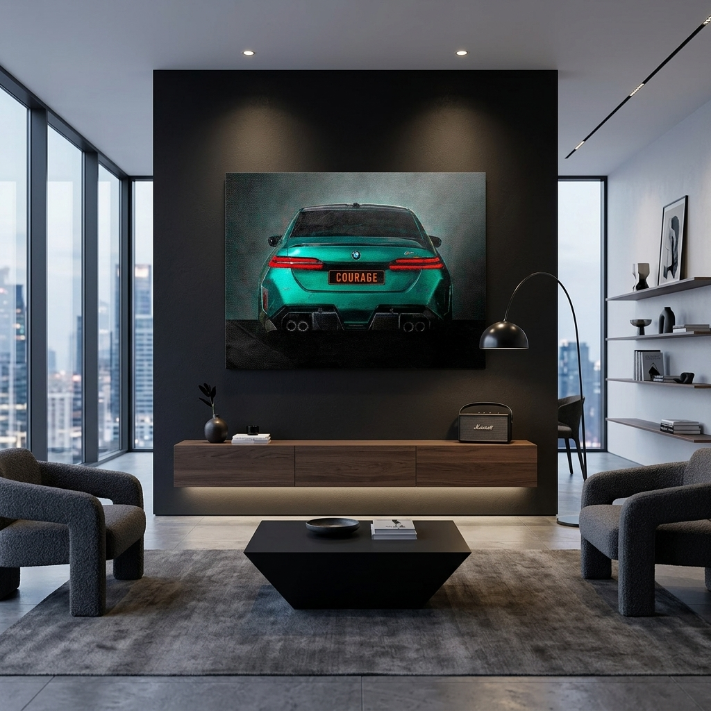 Leinwandbild „Roter Ferrari“