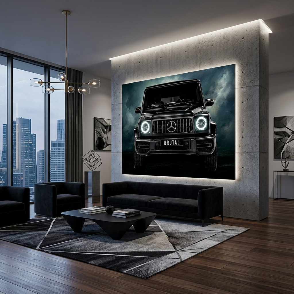 Leinwandbild „Roter Ferrari“