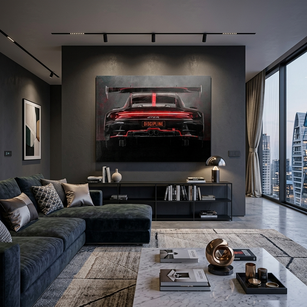 Leinwandbild „Roter Ferrari“
