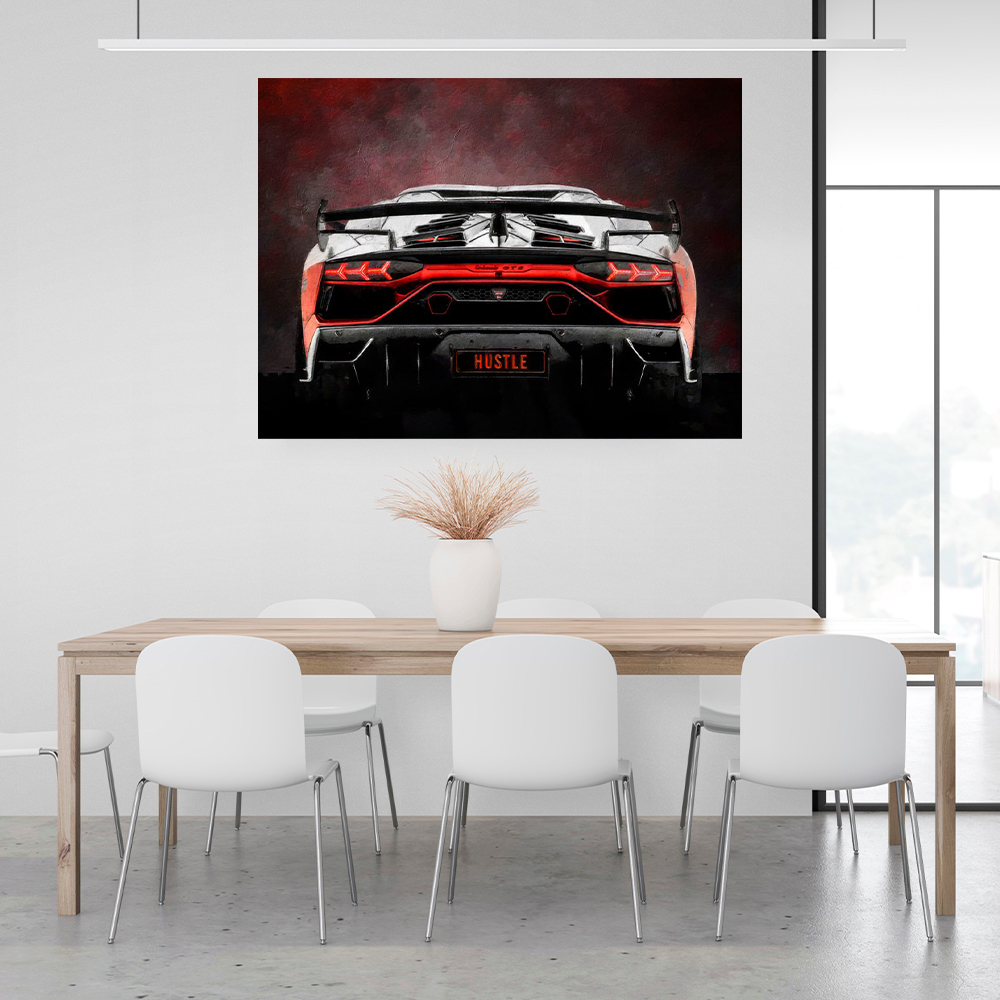 Leinwandbild „Roter Ferrari“
