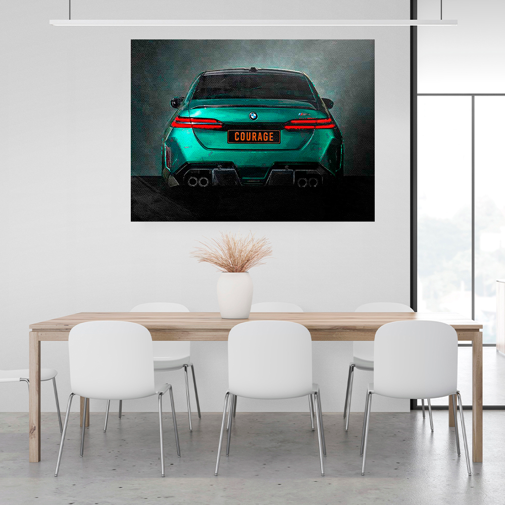 Leinwandbild „Roter Ferrari“