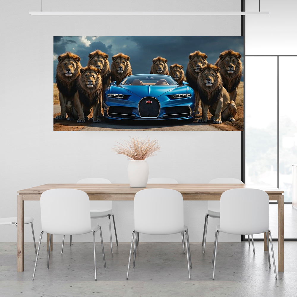 Bugatti Brotherhood Canvas Wall Art