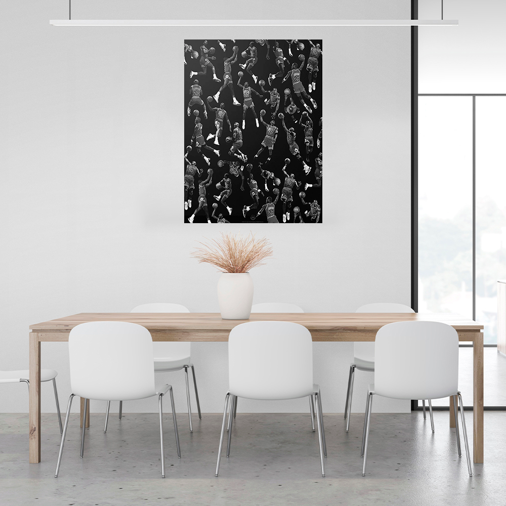 Kunstdruck auf Leinwand, Motiv: Weiße Boxhandschuhe auf weißem Hintergrund