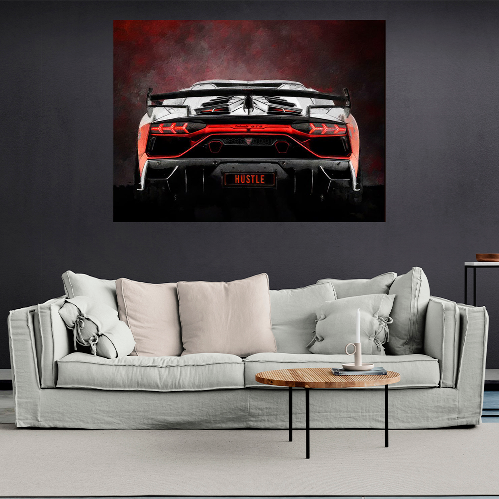 Leinwandbild „Roter Ferrari“