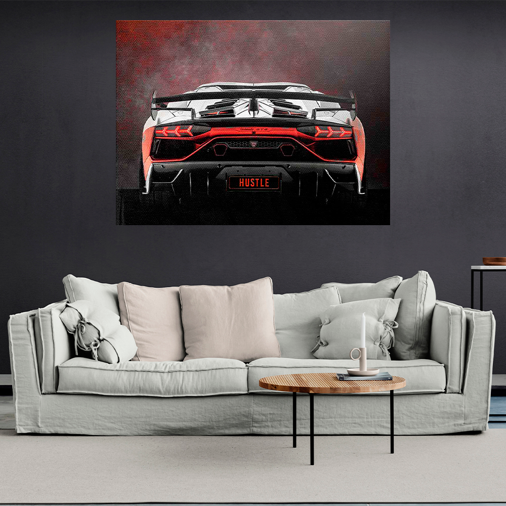 Leinwandbild „Roter Ferrari“