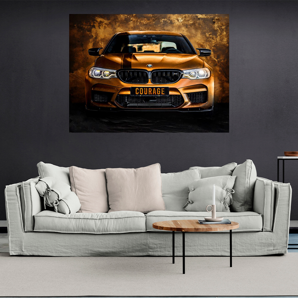 Leinwandbild „Roter Ferrari“