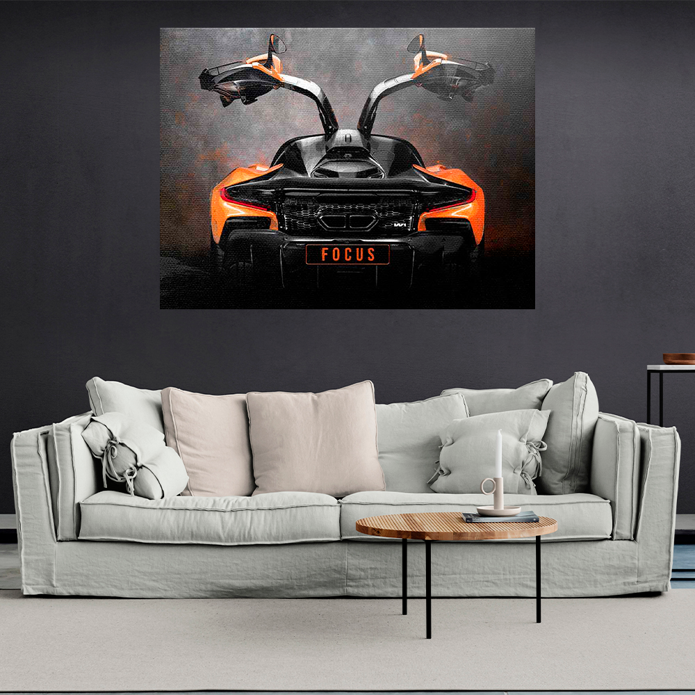 Leinwandbild „Roter Ferrari“