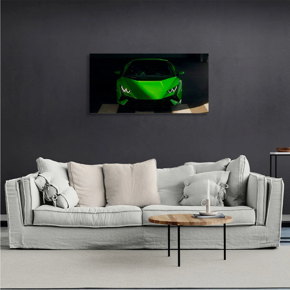 Leinwandbild „Lamborghini Green“