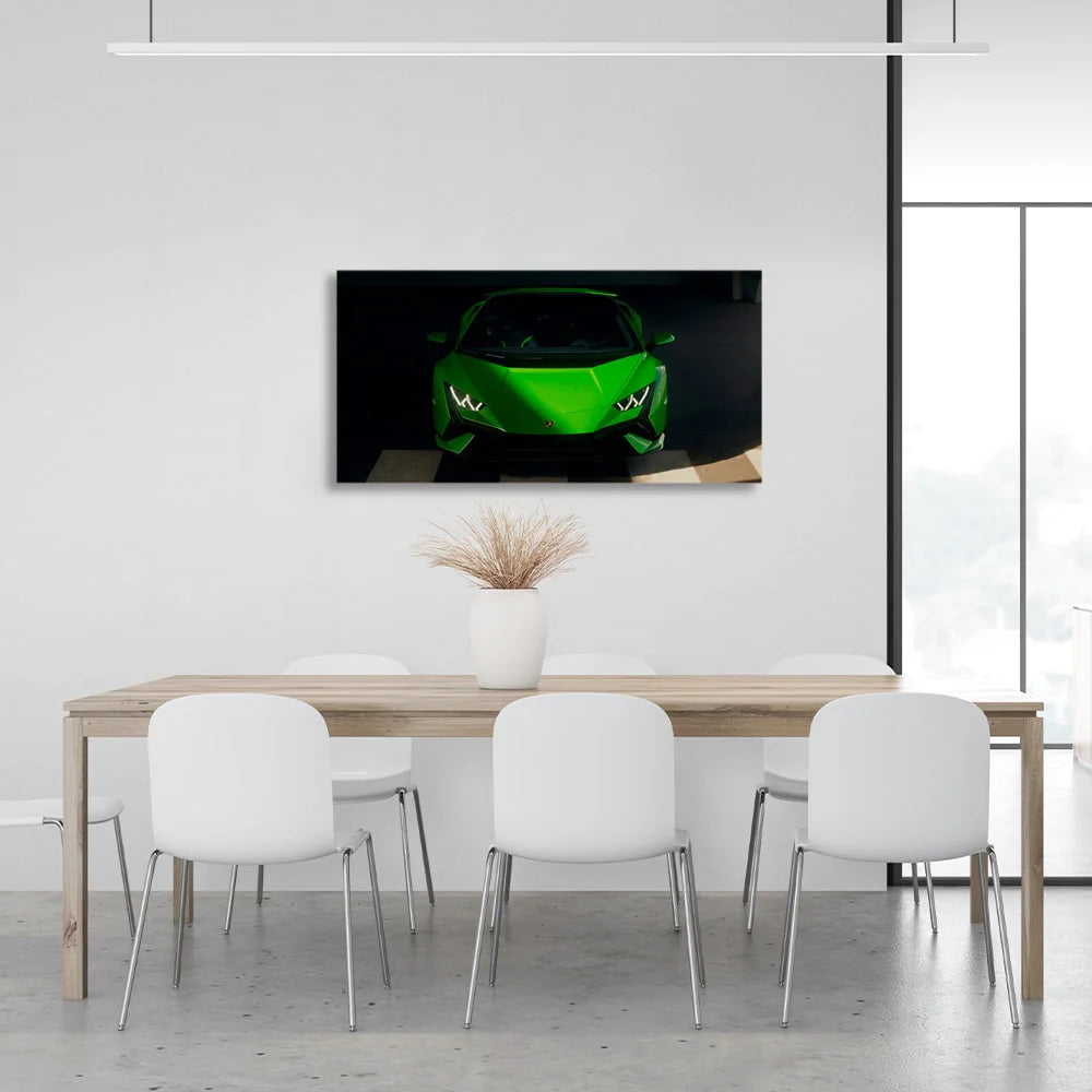 Leinwandbild „Lamborghini Green“