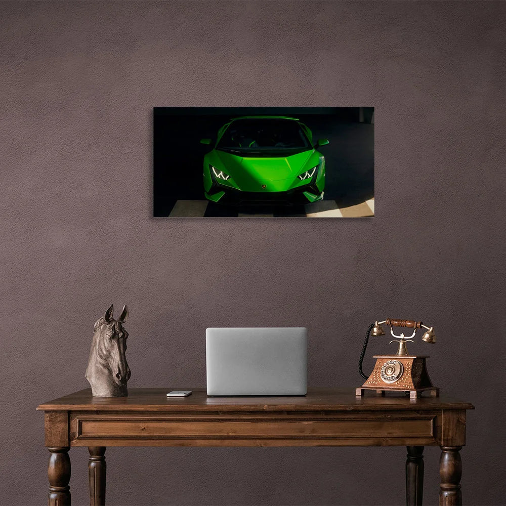 Leinwandbild „Lamborghini Green“