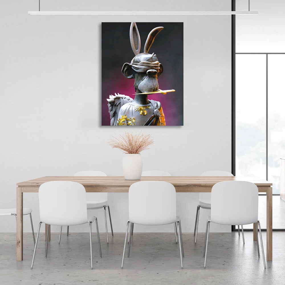 Leinwandbild „Ein eigenartiges Tier mit Flügeln“