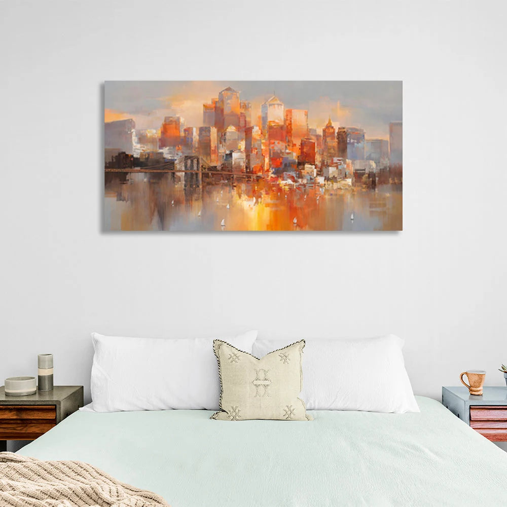 Leinwandbild „Großstadt“