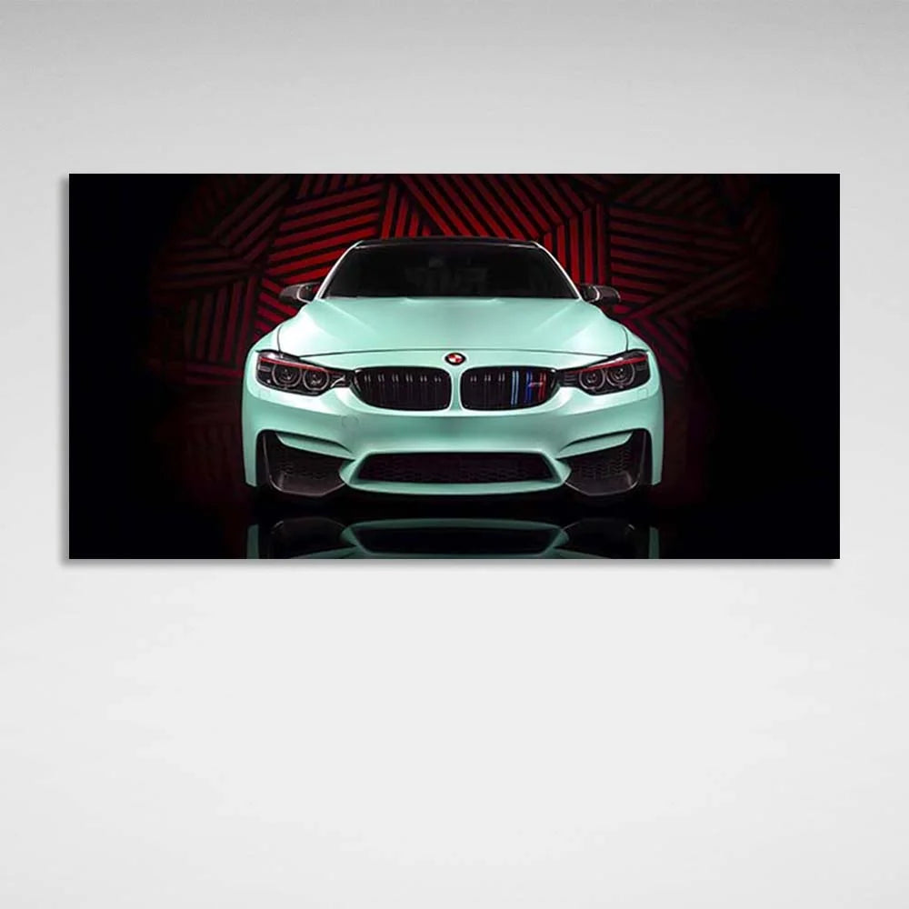 BMW M4 Leinwand-Kunstdruck