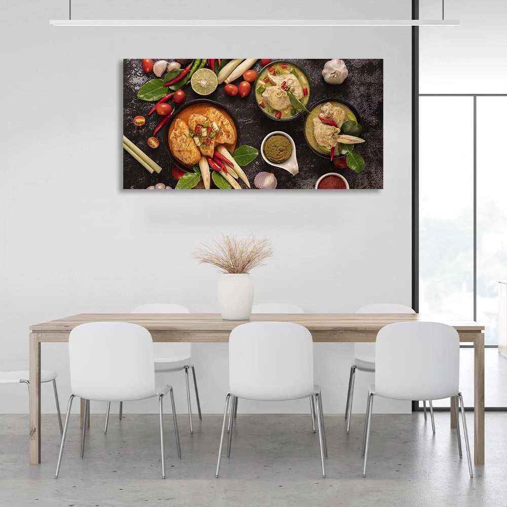 Leinwandbild, Wandbild, für Küche, asiatische Küche