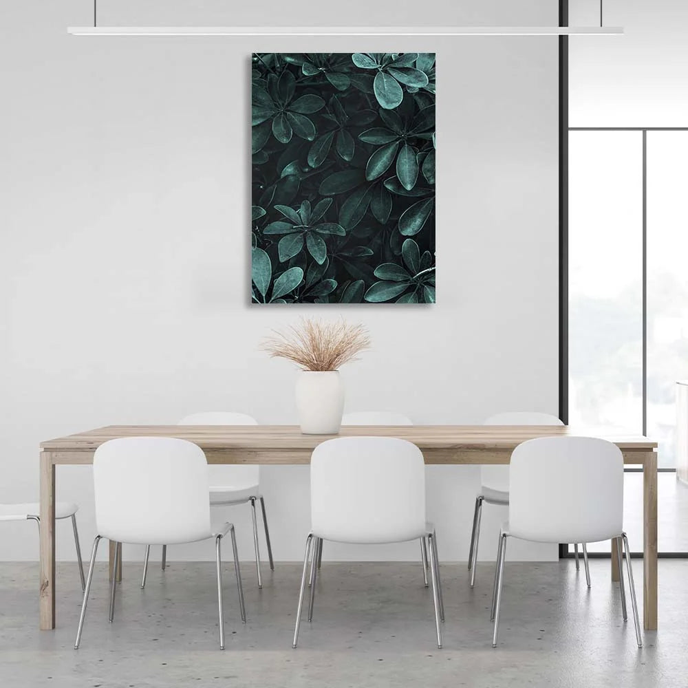 Leinwandbild, Wandbild, Schefflera-Busch