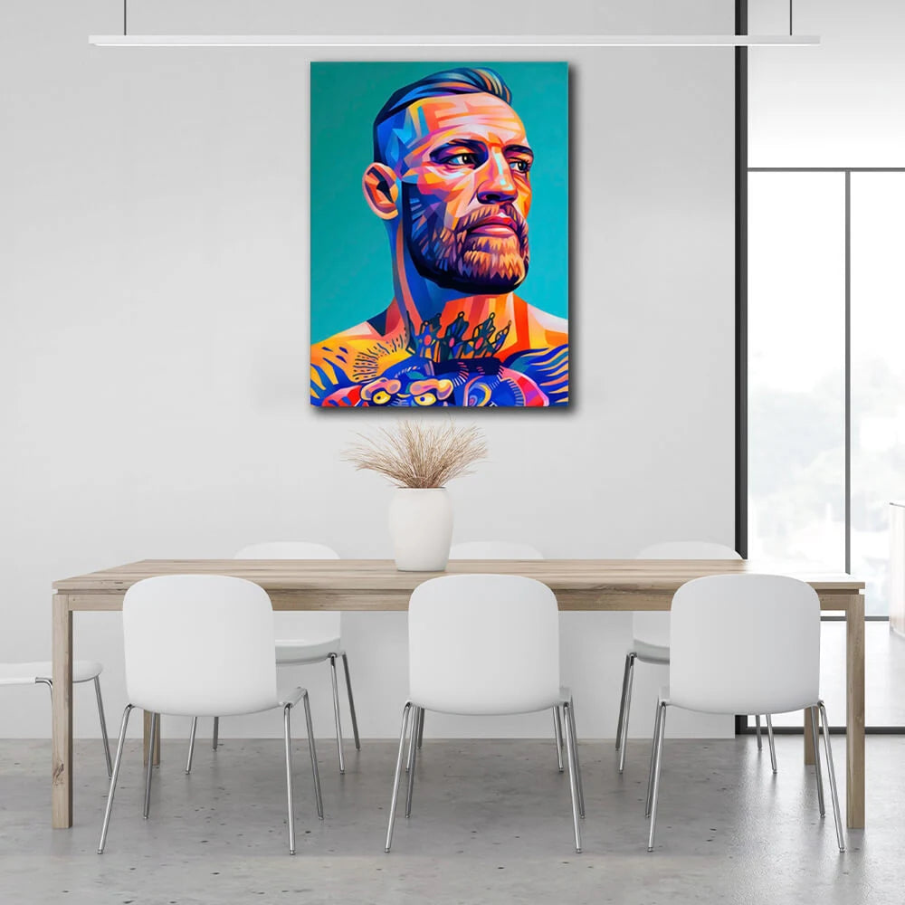 Conor McGregor Popart-Leinwand-Kunstdruck