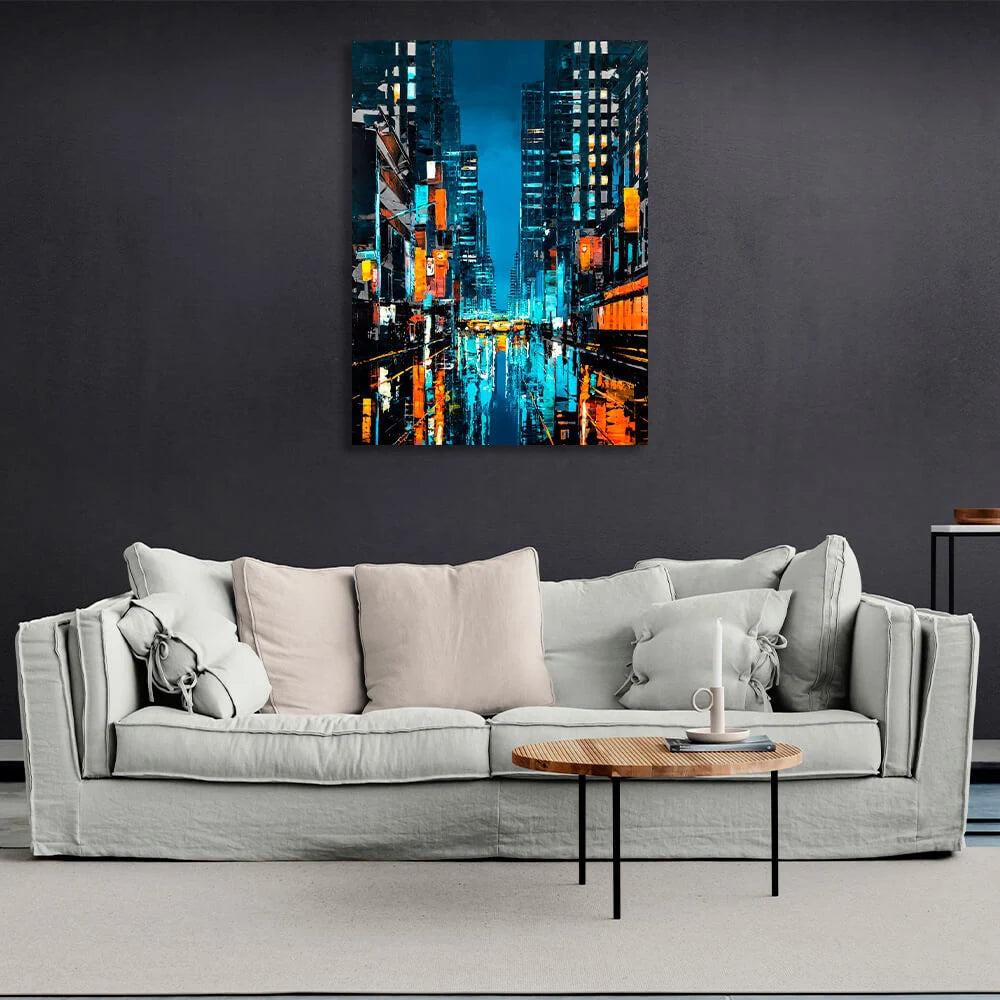 Leinwandbild „Abend in New York“