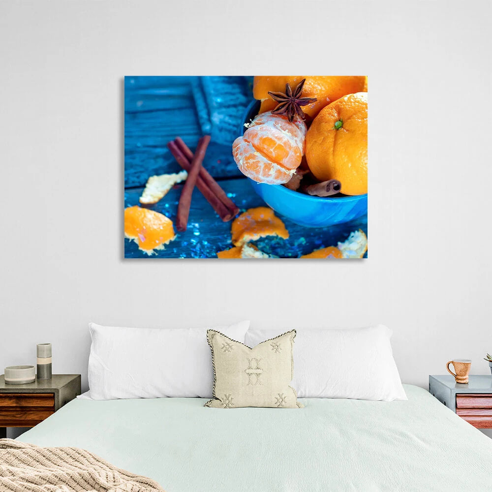 Für die Küche Citrus Leinwand Wand Kunstdruck