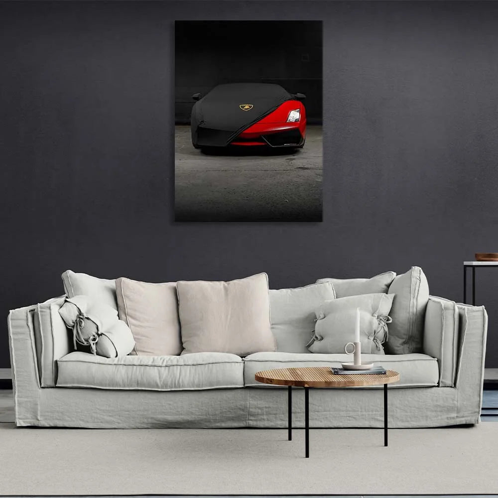 Leinwandbild „Lamborghini Red“