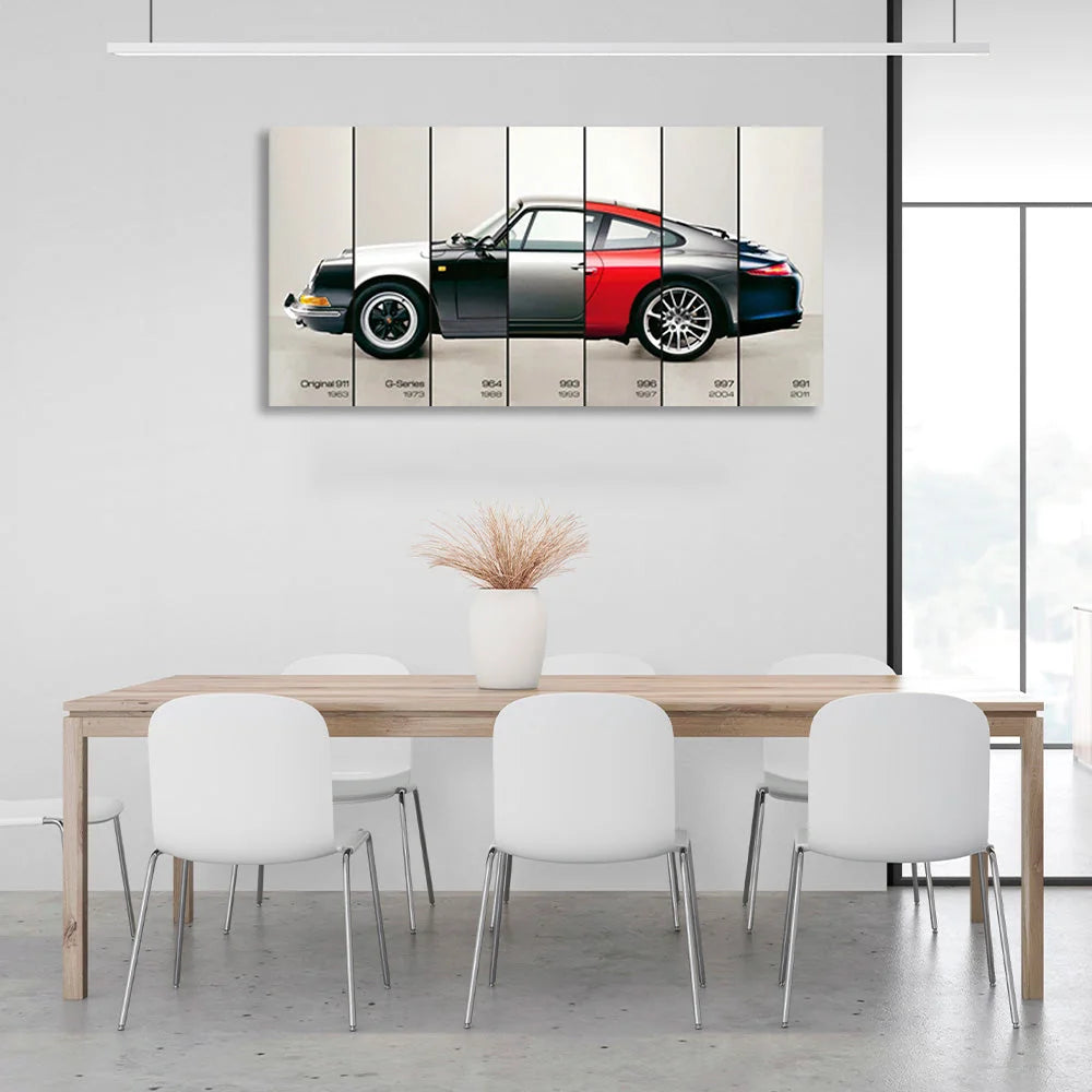 Leinwandbild „Diverse Porsche-Teile“