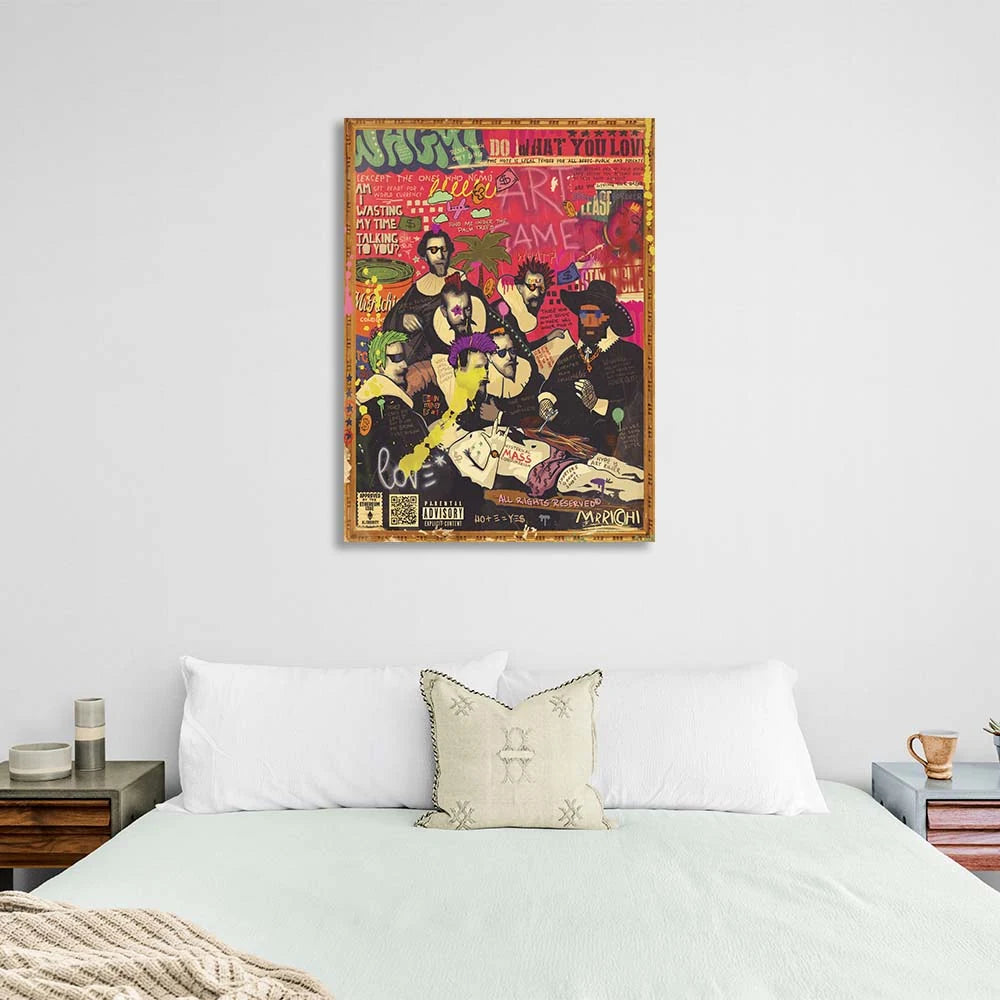 Pop Art Anatomie Lektion Leinwand Wand Kunstdruck