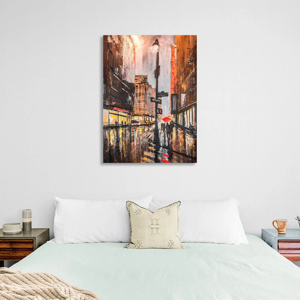Leinwandbild „Regeniges New York City 4“