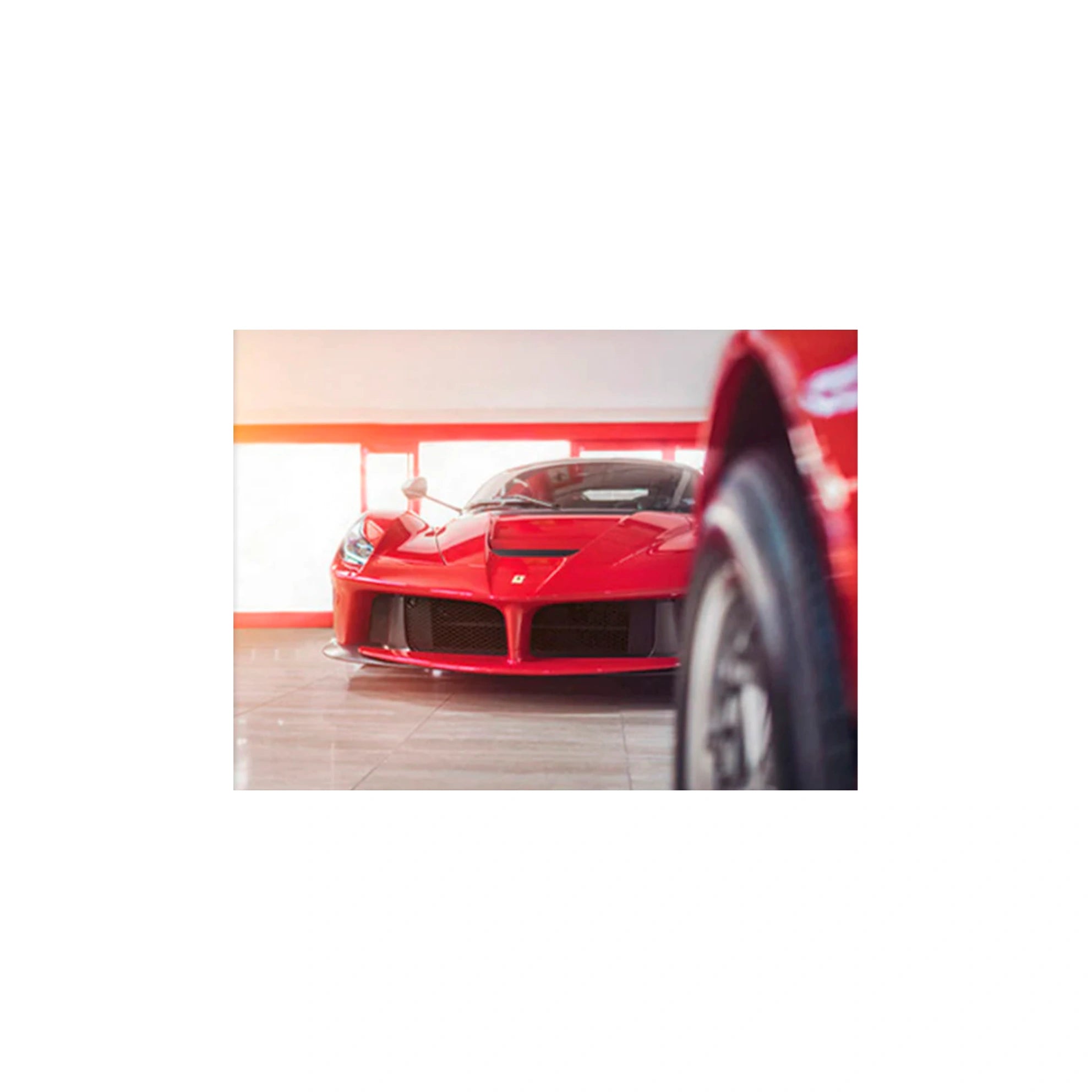 Red Ferrari Canvas Wall Art Print
