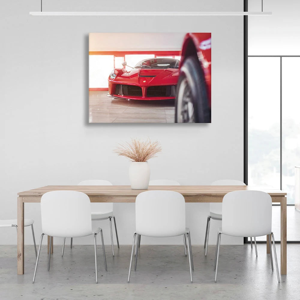 Leinwandbild „Roter Ferrari“