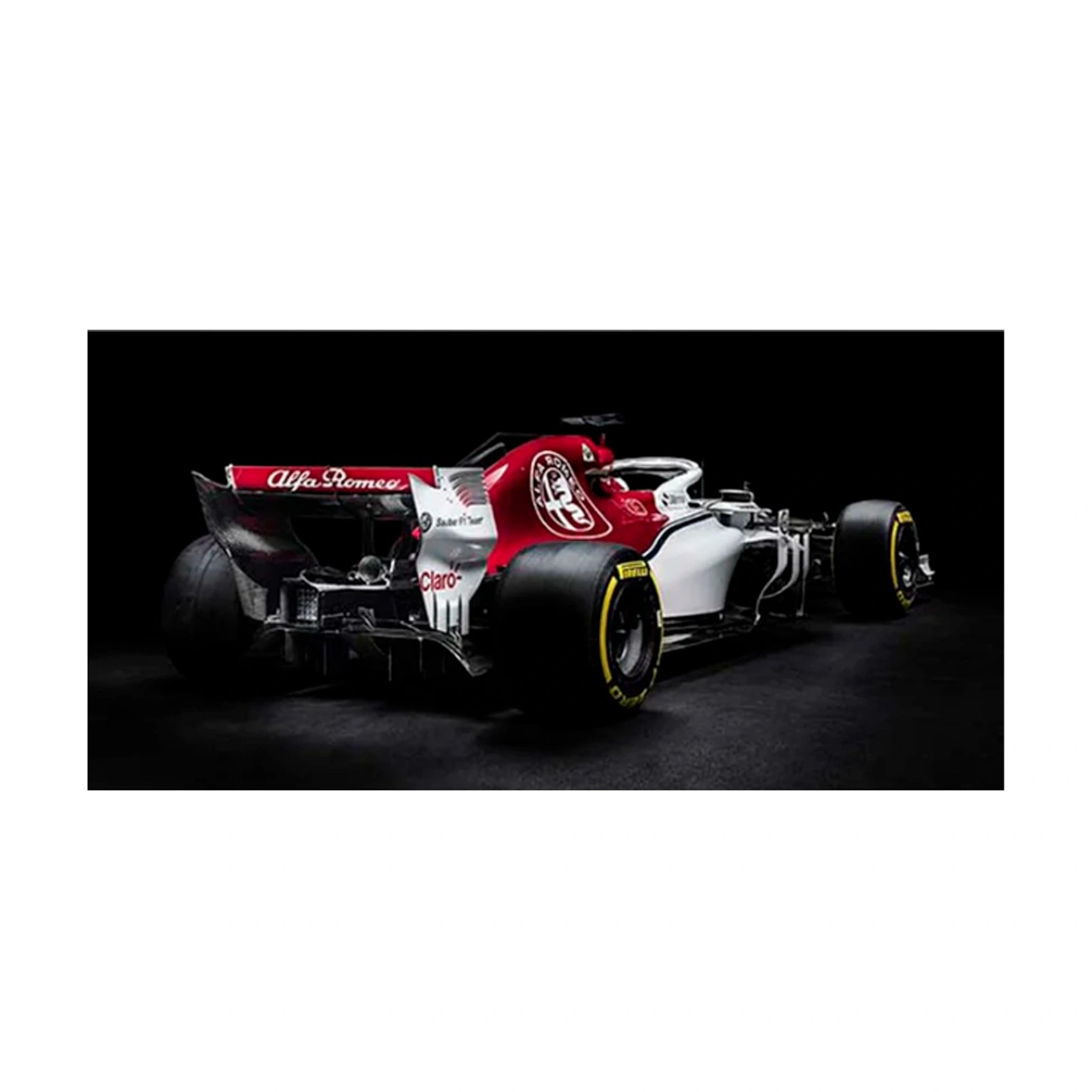 Racing Car Alfa Romeo Canvas Wall Art Print