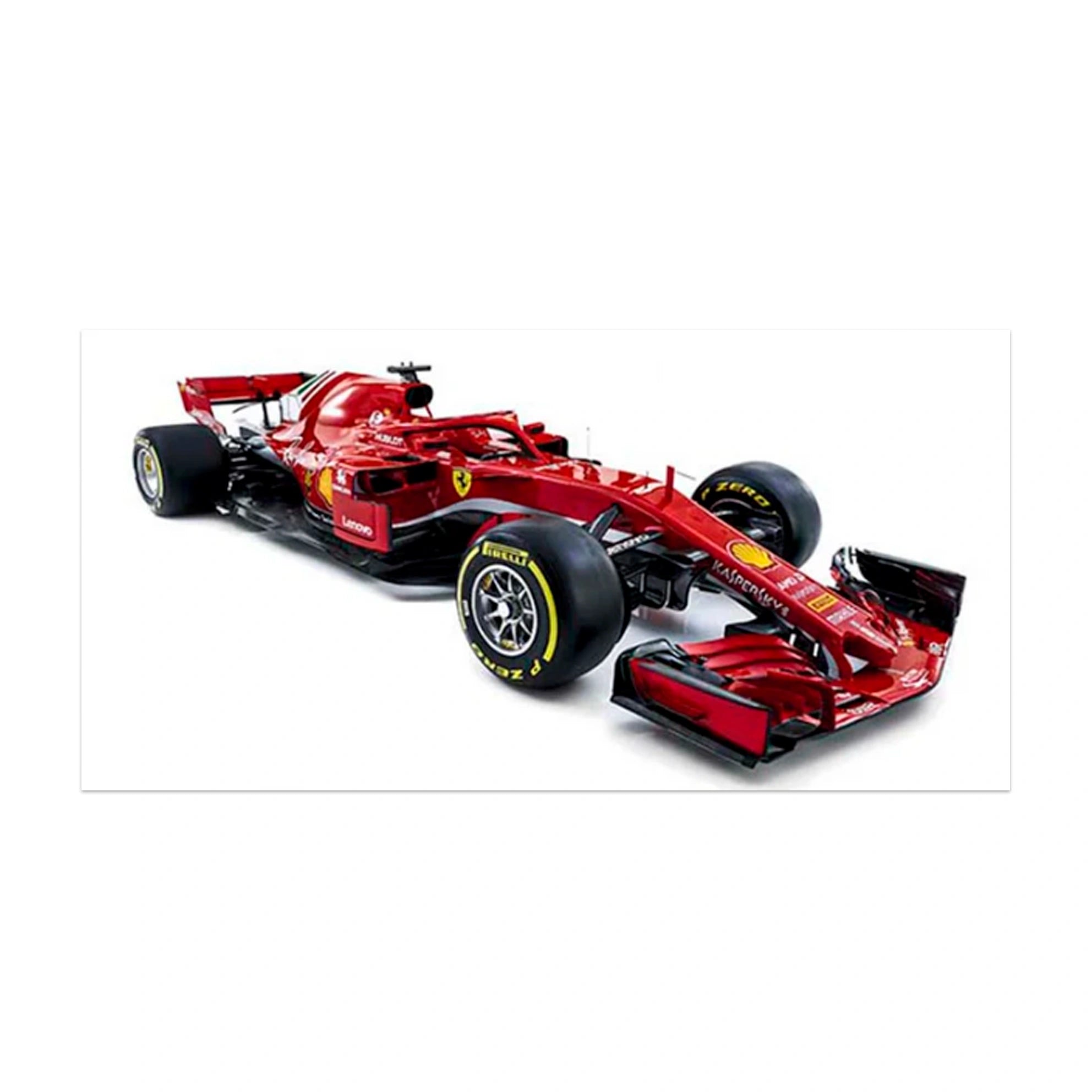 Racing Car Ferrari SF71H Canvas Wall Art Print