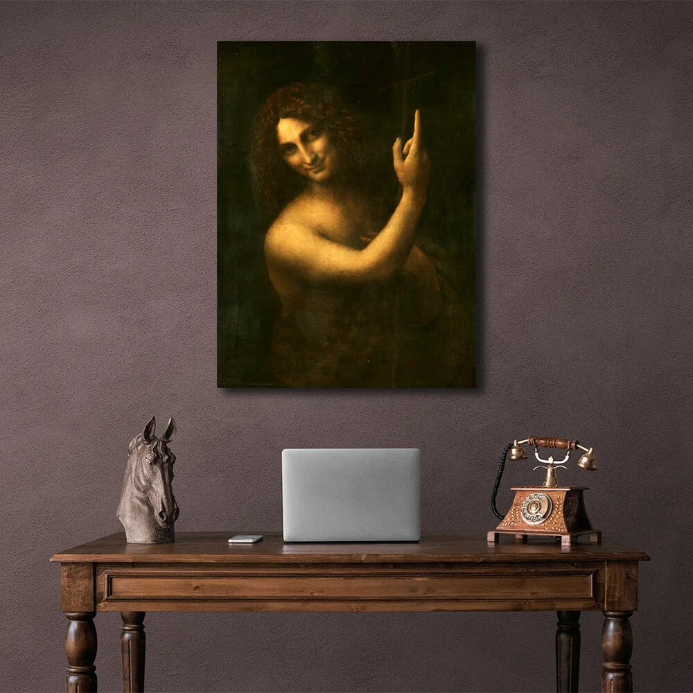 Reproduktion Johannes der Täufer Reproduktion Leinwand Wand Kunstdruck