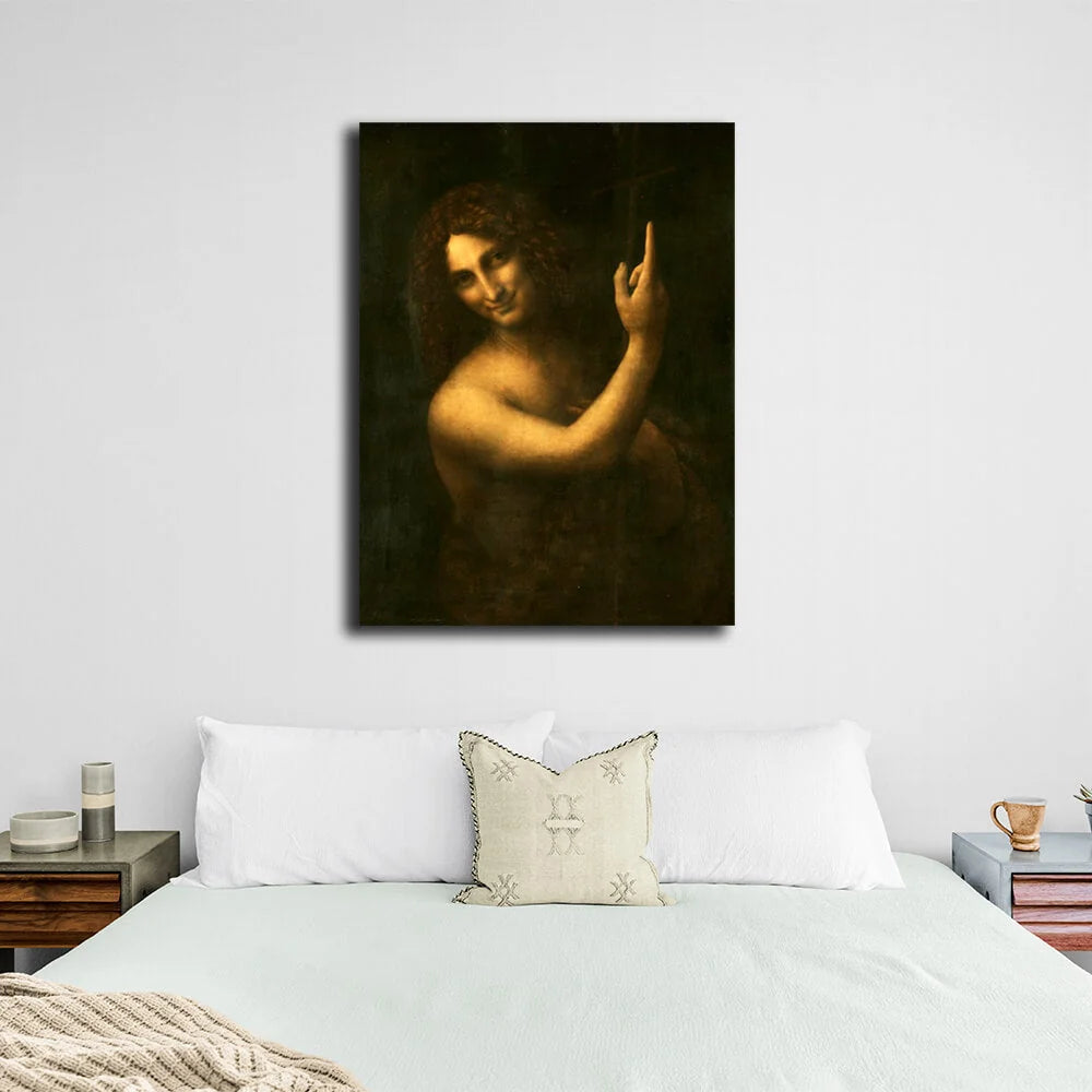 Reproduktion Johannes der Täufer Reproduktion Leinwand Wand Kunstdruck