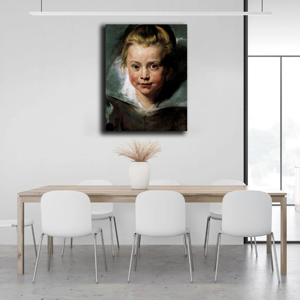 Reproduktions-Porträt von Clara Serena Rubens, Reproduktion auf Leinwand, Kunstdruck