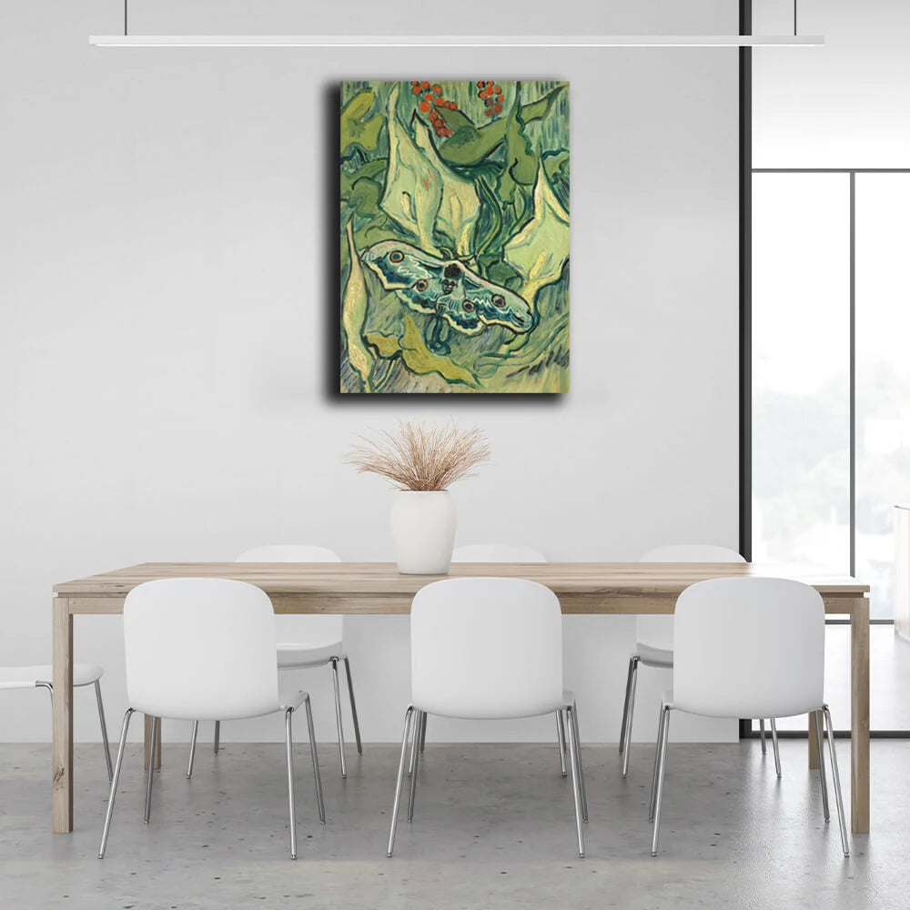 Reproduktion „Der tote Kopfwurm“ von Van Gogh, Reproduktion auf Leinwand, Kunstdruck