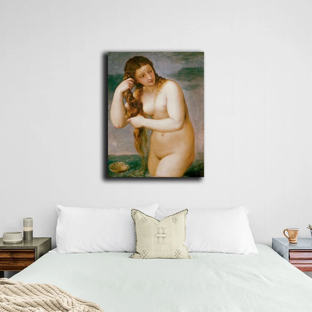 Kunstdruck auf Leinwand, Venus Anadiomena
