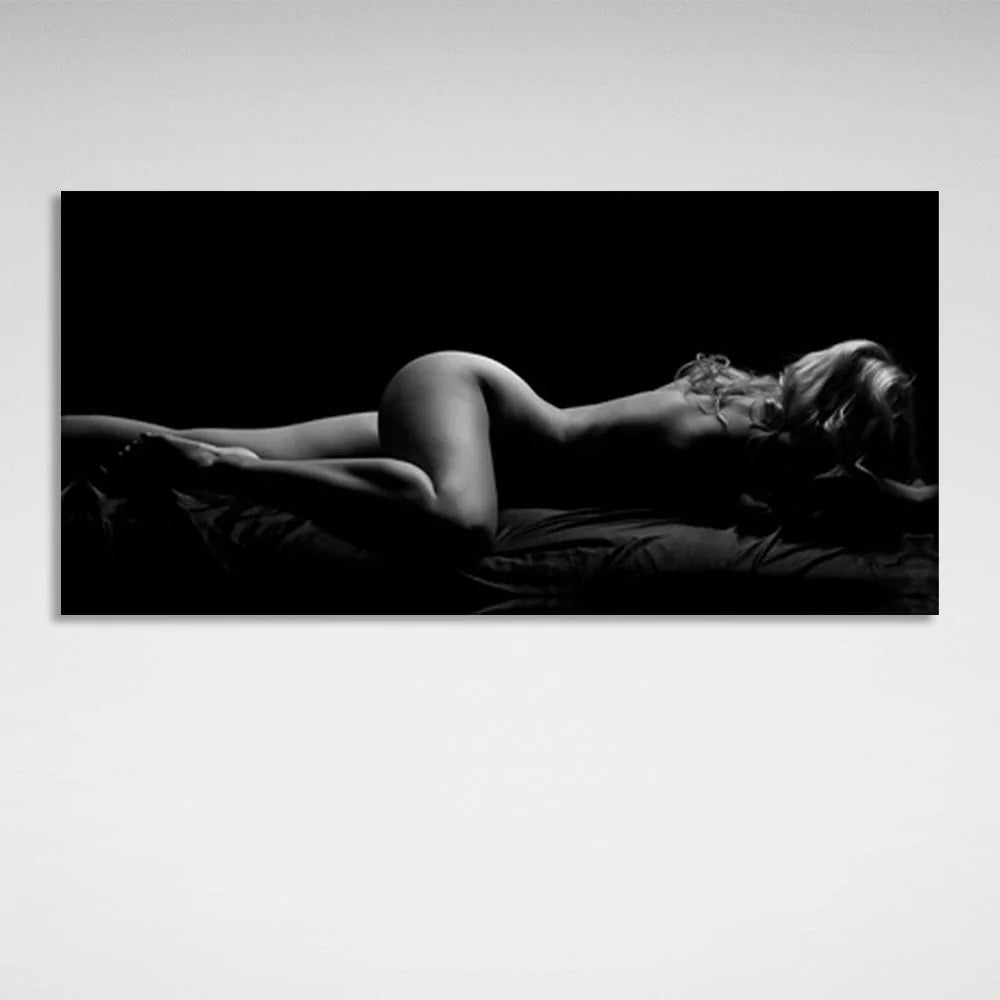 Girl Lying On Canvas Wall Art For Bedroom
