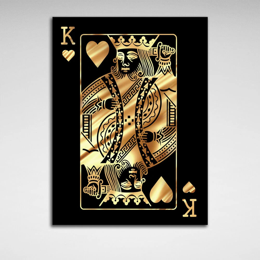 Um König zu motivieren Motivieren Leinwand Wand Kunstdruck